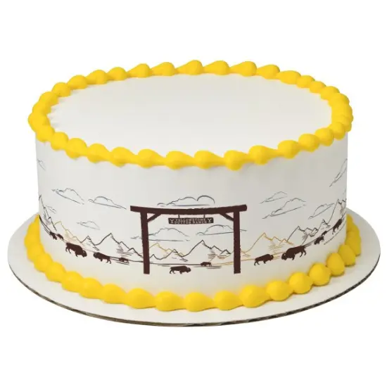 Yellowstone Edible Cake Topper Image Strips {1}