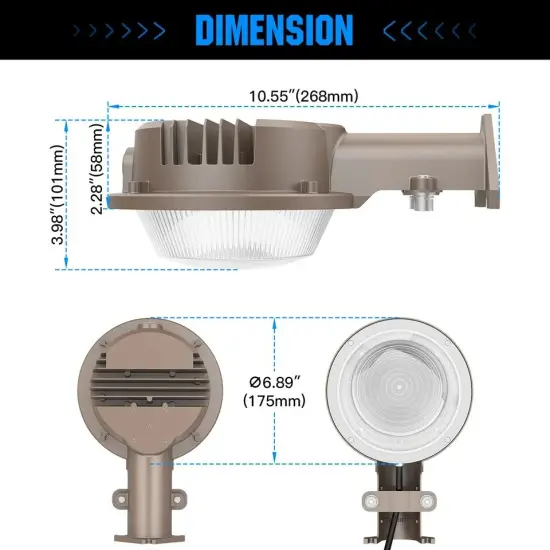 35W LED Barn Light Outdoor Security Yard Light Dusk to Dawn Exterior Flood Light {6}