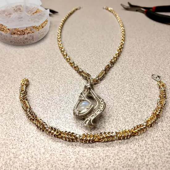 1400 Pieces stainless steel jump rings for jewelry making 4mm 6mm 5mm 7mm 8mm 10mm necklace bracelet clasps jewelry making supplies for adults(Silver) {4}