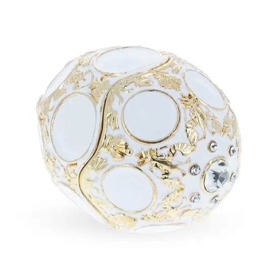 1913 Romanov Tercentenary Royal Easter Egg 3.6 Inches {6}