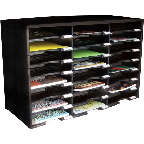 24 Compartment Literature Organizer {2}