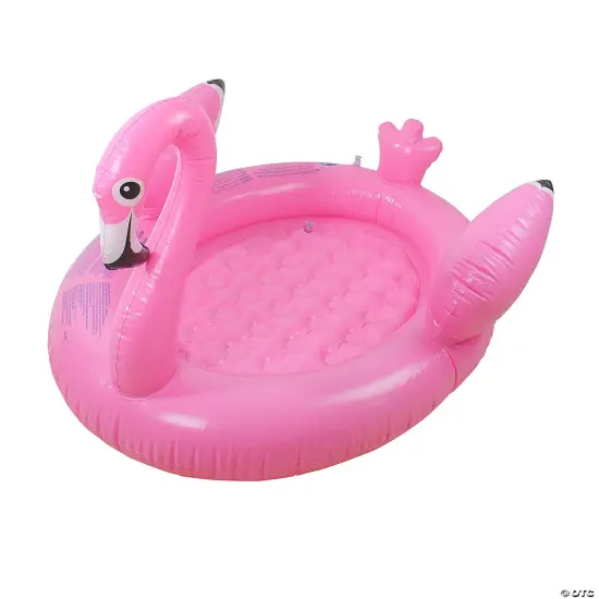 4 Pack: 42.5" Inflatable Pink Flamingo Children's Swimming Pool {1}