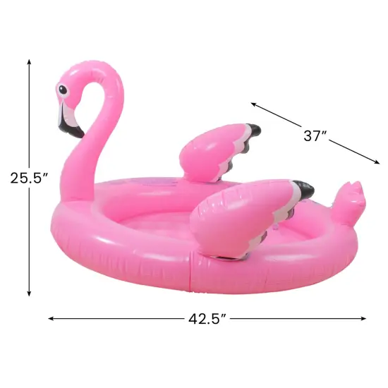 3 Pack: 42.5" Inflatable Pink Flamingo Children's Swimming Pool {2}