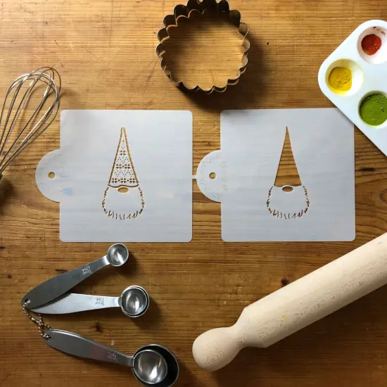 Gnome Cookie Stencil Set | Cookie Decorating Tools | {3}