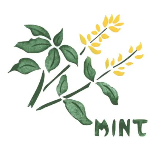 Mint Wall Stencil | 2183 by Designer Stencils | Word & Phrase Stencils | Reusable Art Craft Stencils for Painting on Walls, Canvas, Wood | Reusable Plastic Paint Stencil for Home Makeover | Easy to Use & Clean Art Stencil {1}