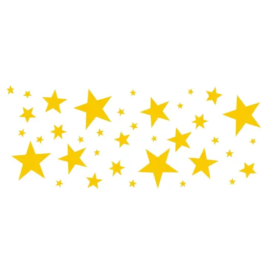 Star Wall Stencil | 117 by Designer Stencils | Outdoor Stencils | Reusable Art Craft Stencils for Painting on Walls, Canvas, Wood | Reusable Plastic Paint Stencil for Home Makeover | Easy to Use & Clean Art Stencil {1}