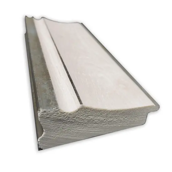 Beveled Bathroom Wall Mirror, Trio White Wash Silver Frame {2}