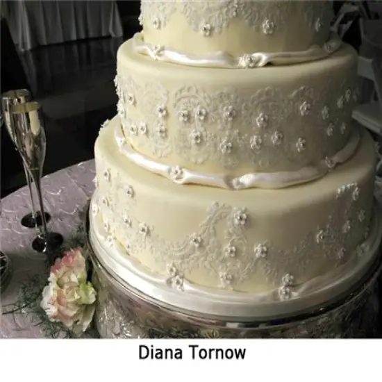 Alencon Lace Cake Stencil Top Tier | C371 by Designer Stencils | Cake Decorating Tools | Baking Stencils for Royal Icing, Airbrush, Dusting Powder | Reusable Plastic Food Grade Stencil for Cakes | Easy to Use & Clean Cake Stencil {3}