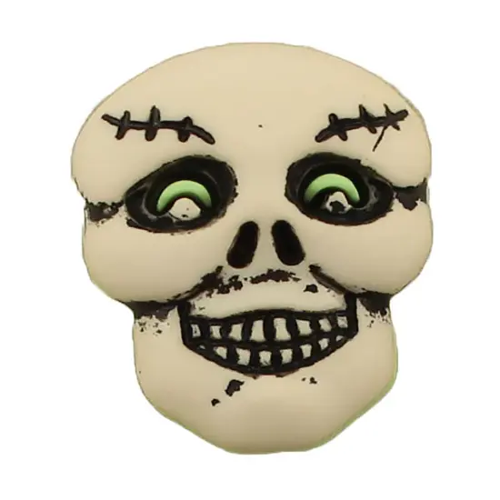 Buttons Galore and More 3D Bulk Buttons - Skull - 25 Buttons {1}