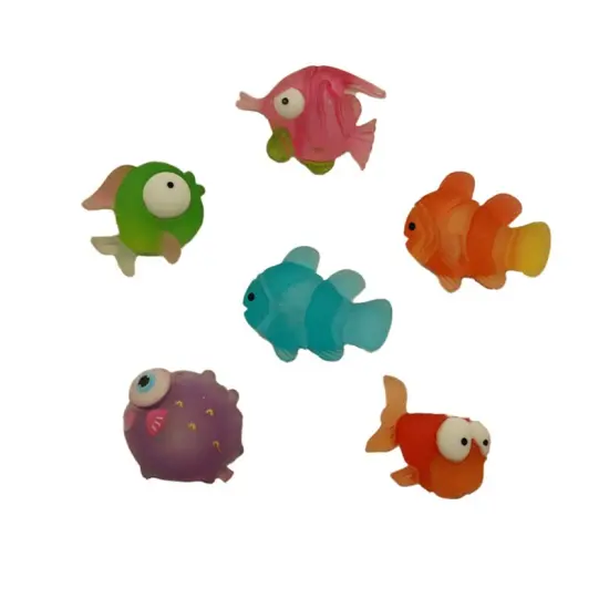 Buttons Galore Flatback Embellishments - Aquarium Fish - 18 Pieces {1}