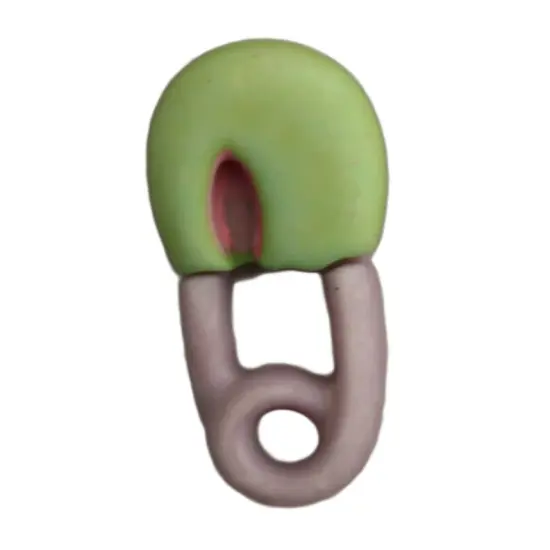 Buttons Galore and More 3D Bulk Buttons - Diaper Pin - 25 Buttons Blue {3}