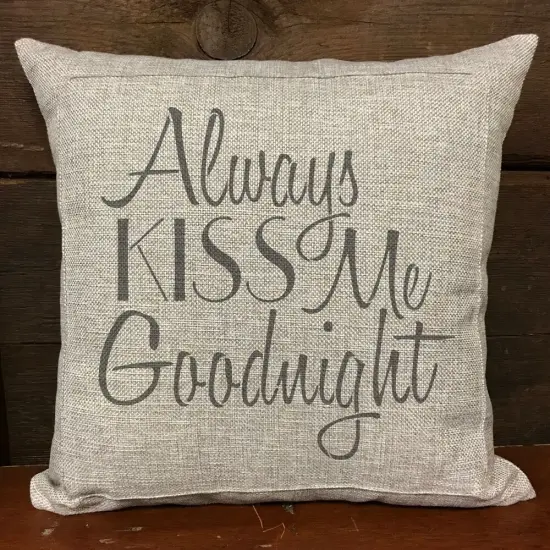 Always Kiss Me Goodnight Embossing 12 x 12 Stencil | FS048 by Designer Stencils | Word & Phrase Stencils | Reusable Stencils for Painting on Wood, Wall, Tile, Canvas, Paper, Fabric, Furniture, Floor | Reusable Stencil for Home Makeover {3}