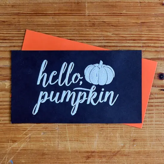 Hello Pumpkin Cookie & Craft Stencil | CM157 by Designer Stencils | Cookie Decorating Tools | {3}