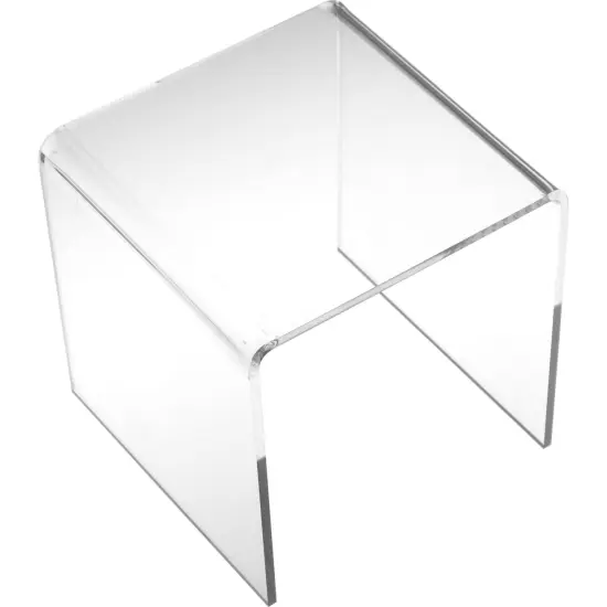 5 Display Risers Clear Acrylic Jewelry Showcase Stands {4}