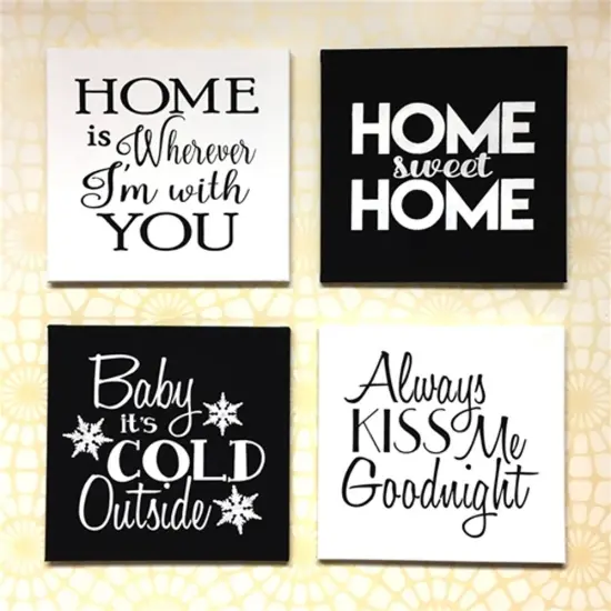 Home is Wherever I'm with You Embossing 12 x 12 Stencil | FS046 by Designer Stencils | Word & Phrase Stencils | Reusable Stencils for Painting on Wood, Wall, Tile, Canvas, Paper, Fabric, Furniture, Floor | Stencil for Home Makeover {4}
