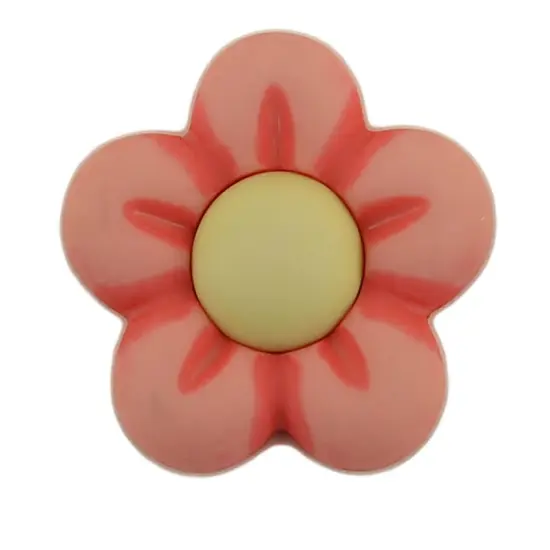 Buttons Galore and More 3D Bulk Buttons - Pink Flower - 25 Buttons {1}