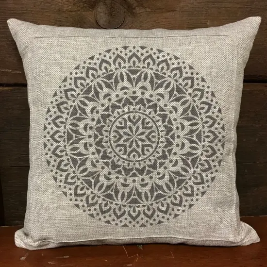 Shanti Mandala Embossing 12 x 12 Stencil | FS029 by Designer Stencils | Mandala & Medallion Stencils | Reusable Stencil for Painting on Wood, Wall, Tile, Canvas, Paper, Fabric, Furniture, Floor | Stencil for Home Makeover | Easy to Use & Clean {3}