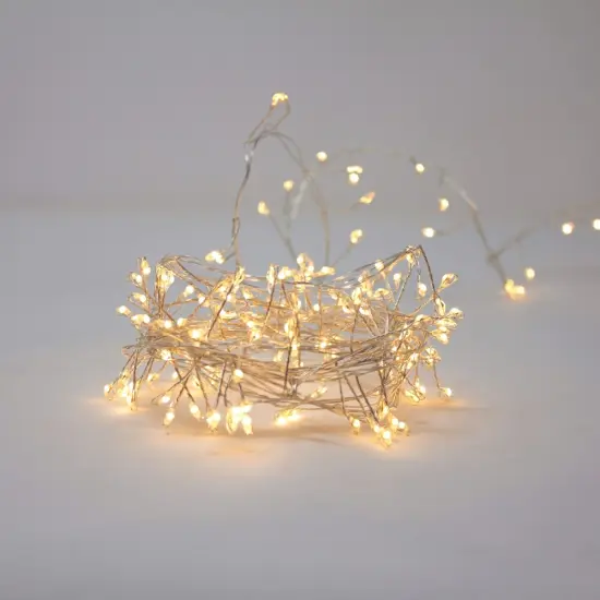 Perfect Holiday LED Silver Copper Cluster Light - Plug In {6}