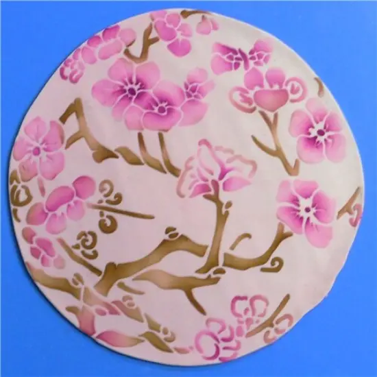 Japanese Dogwood Set Cake Stencils | C313 by Designer Stencils | Cake Decorating Tools | Baking Stencils for Royal Icing, Airbrush, Dusting Powder | Reusable Plastic Food Grade Stencil for Cakes | Easy to Use & Clean Cake Stencil {2}