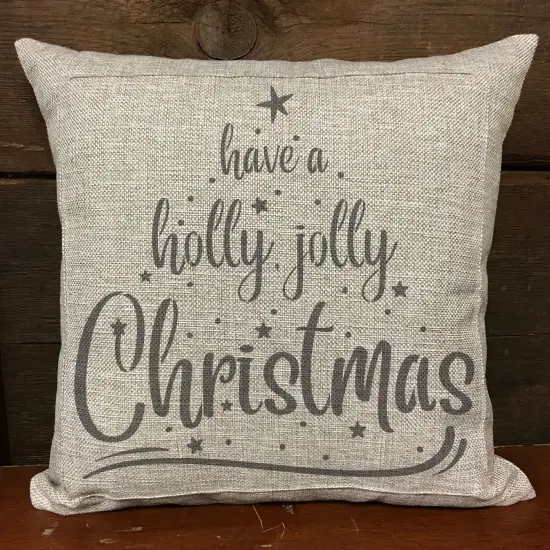 Have a Holly Jolly Christmas Embossing 12 x 12 Stencil | FS107 by Designer Stencils | Word & Phrase Stencils | Reusable Stencils for Painting on Wood, Wall, Tile, Canvas, Paper, Fabric, Furniture, Floor | Stencil for Home Makeover {2}