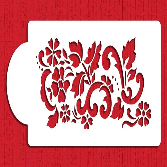 Floral Explosion Cake Stencil Tier #2 | C435 by Designer Stencils | Cake Decorating Tools | {2}