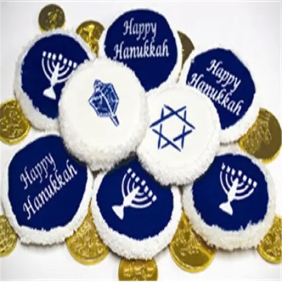 3.5-Inch Large Jewish Symbols Cookie & Cupcake Stencils: Dreidel, Star of David, Menorah | C183 by Designer Stencils | {2}