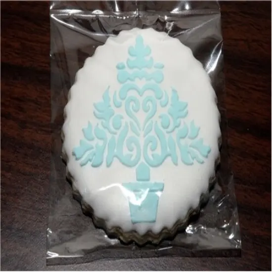 1.5-Inch Small Christmas Cookie & Cupcake Stencils: Christmas Tree, Angel, Bells | C194 by Designer Stencils | {2}