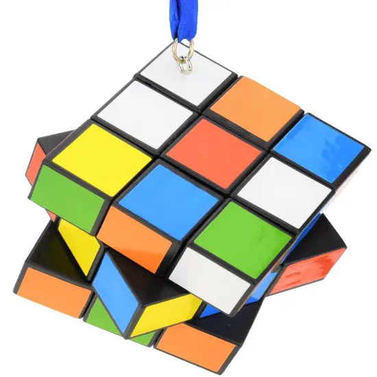 Tree Buddees Colored Puzzle Cube Christmas Ornament {3}