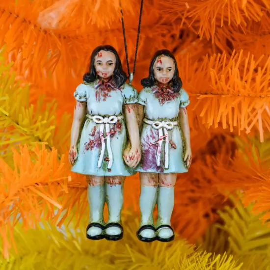 Creepy Twins Halloween / Christmas Ornaments {3}