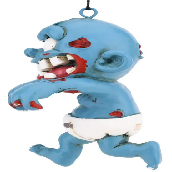 Walking Zombie Baby Halloween Ornament {3}