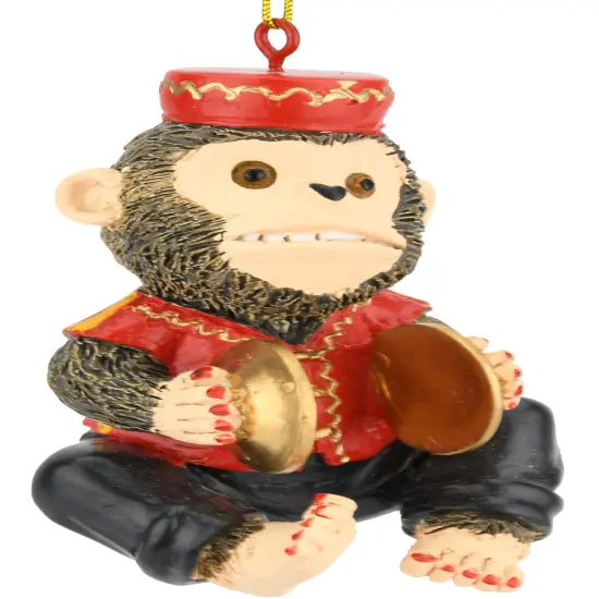 Tree Buddees Cymbals Monkey Unique Retro Toy Christmas Ornaments {4}