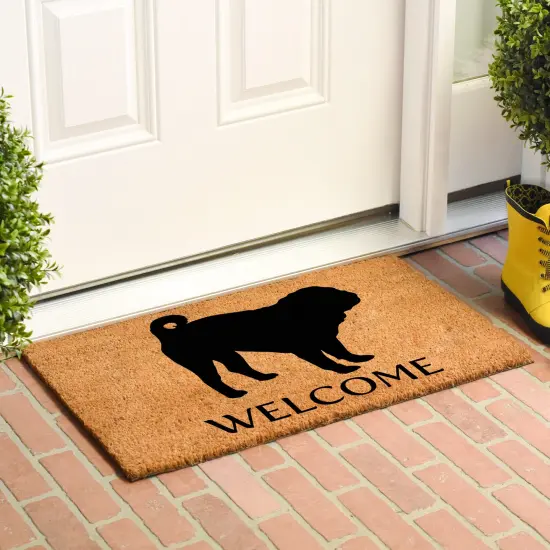 Pug Doormat {3}