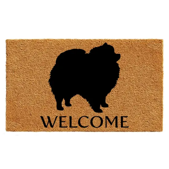 Pomeranian Doormat {1}