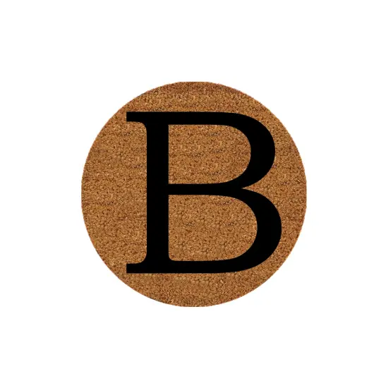 Rubber Monogram Doormat {1}