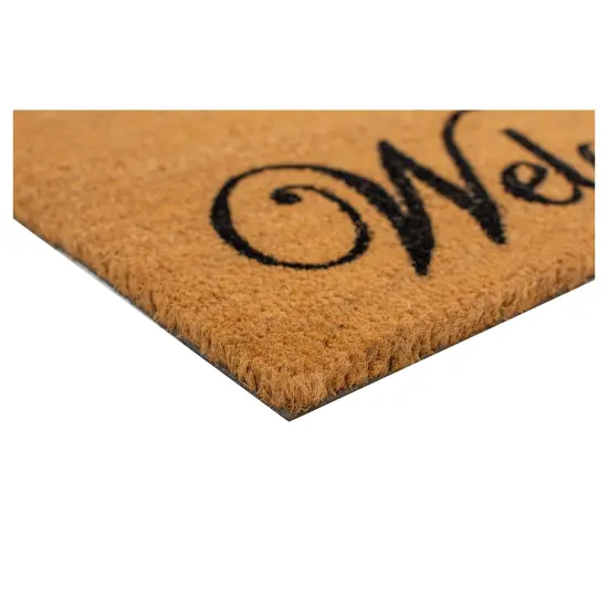 Scroll Welcome Doormat {4}