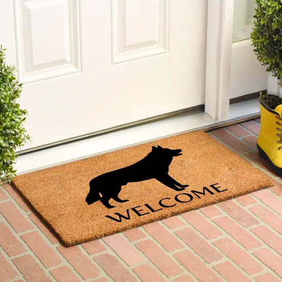 Siberian Husky Doormat {3}