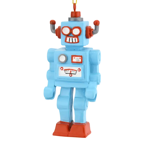 Tree Buddees Retro Toy Robot Unique Christmas Ornament {1}