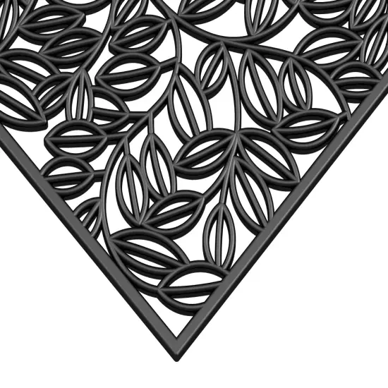 Lilac Vine Rubber Doormat {3}