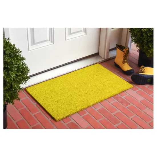 Collins Yellow Pastel Doormat {4}