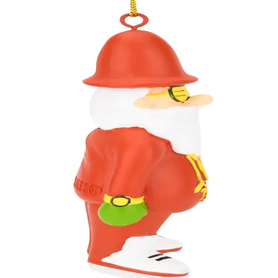 80's Hip Hop Santa Resin Christmas Ornament {3}