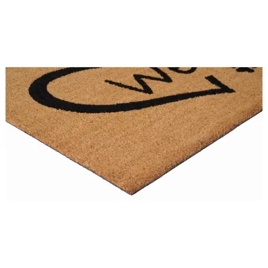 Open Heart Paws Doormat {4}