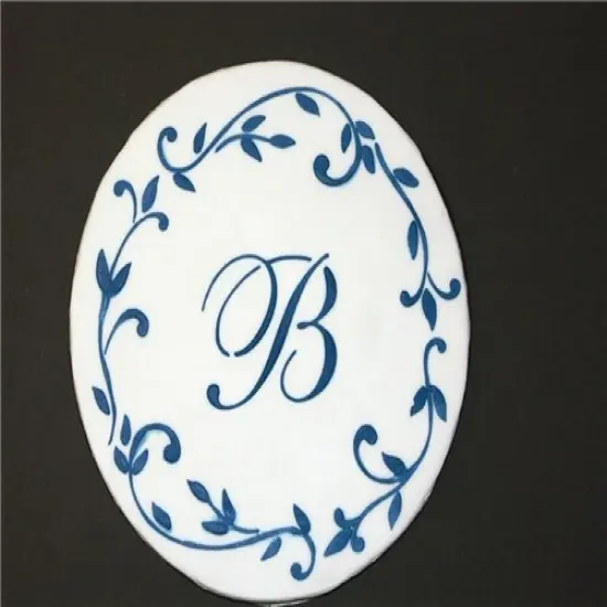 Leaf Circle Cake Stencil Set | C020 by Designer Stencils | Cake Decorating Tools | Baking Stencils for Royal Icing, Airbrush, Dusting Powder | Reusable Plastic Food Grade Stencil for Cakes & Cookies | Easy to Use & Clean Cake & Cookie Stencil {2}