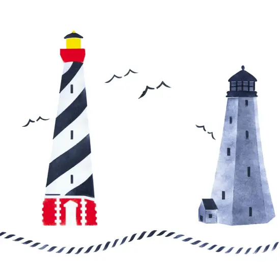 Lighthouse Wall Stencil | 1680 by Designer Stencils | Outdoor Stencils | Reusable Art Craft Stencils for Painting on Walls, Canvas, Wood | Reusable Plastic Paint Stencil for Home Makeover | Easy to Use & Clean Art Stencil {2}