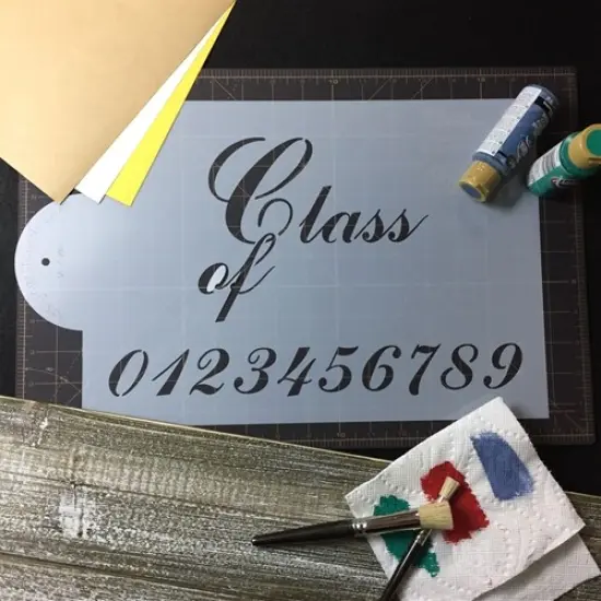 Class Of... Cake Stencil | C040 by Designer Stencils | Stencils for Royal Icing, Airbrush, Dusting Powder | {4}