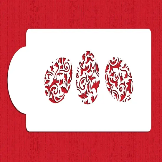 Ornamental Eggs Cake Stencil | C103 by Designer Stencils | Cake Decorating Tools | {1}