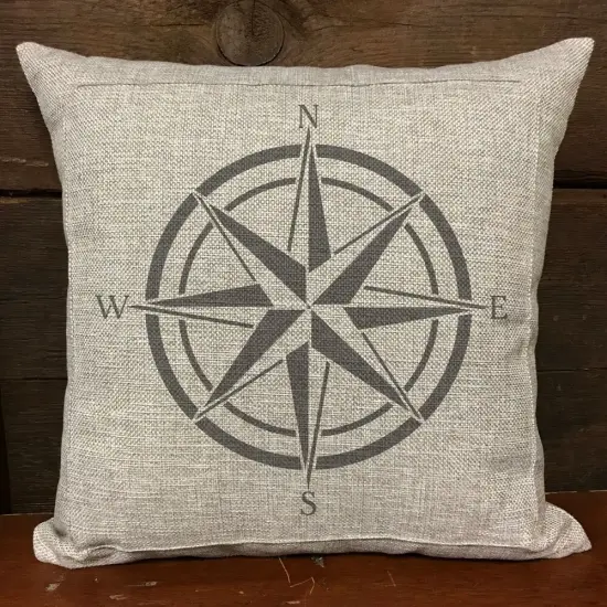 Compass Rose Embossing 12 x 12 Stencil | FS040 by Designer Stencils | Pattern Stencils | Reusable Stencils for Painting on Wood, Wall, Tile, Canvas, Paper, Fabric, Furniture, Floor | Try Instead of a Wallpaper | Easy to Use & Clean {3}