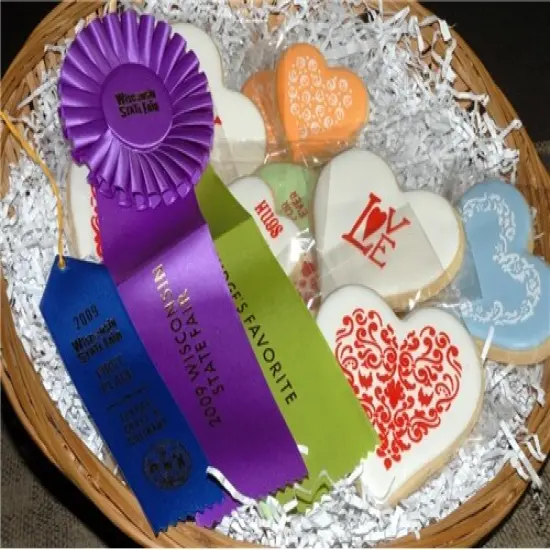 Love Cookie & Cupcake Stencil | C256 by Designer Stencils | Cookie Decorating Tools | Baking Stencils for Royal Icing, Airbrush, Dusting Powder | Reusable Plastic Food Grade Stencil for Cookies | Easy to Use & Clean Cookie Stencil {4}