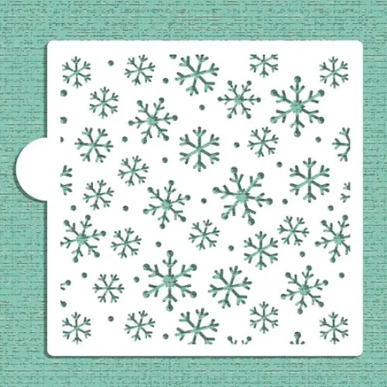 Snowflakes Cookie & Craft Stencil | CM036 by Designer Stencils | Cookie Stencils for Royal Icing, Airbrush, Dusting Powder | {4}