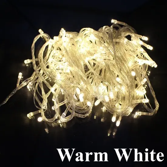 Perfect Holiday 100 LED String Light w/ connector Warm white {1}