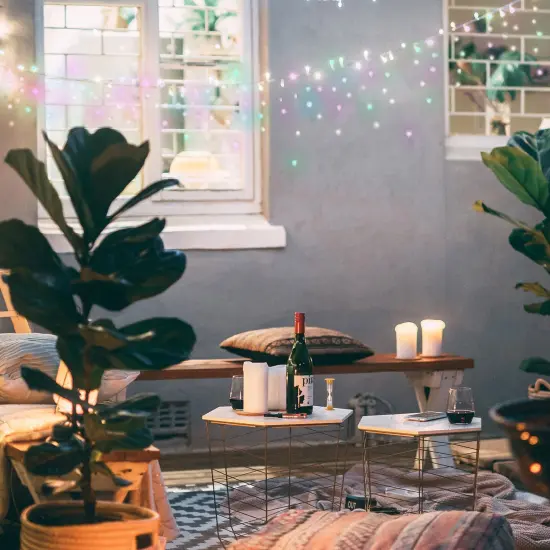 Perfect Holiday 110 LED Icicle Lights White {2}